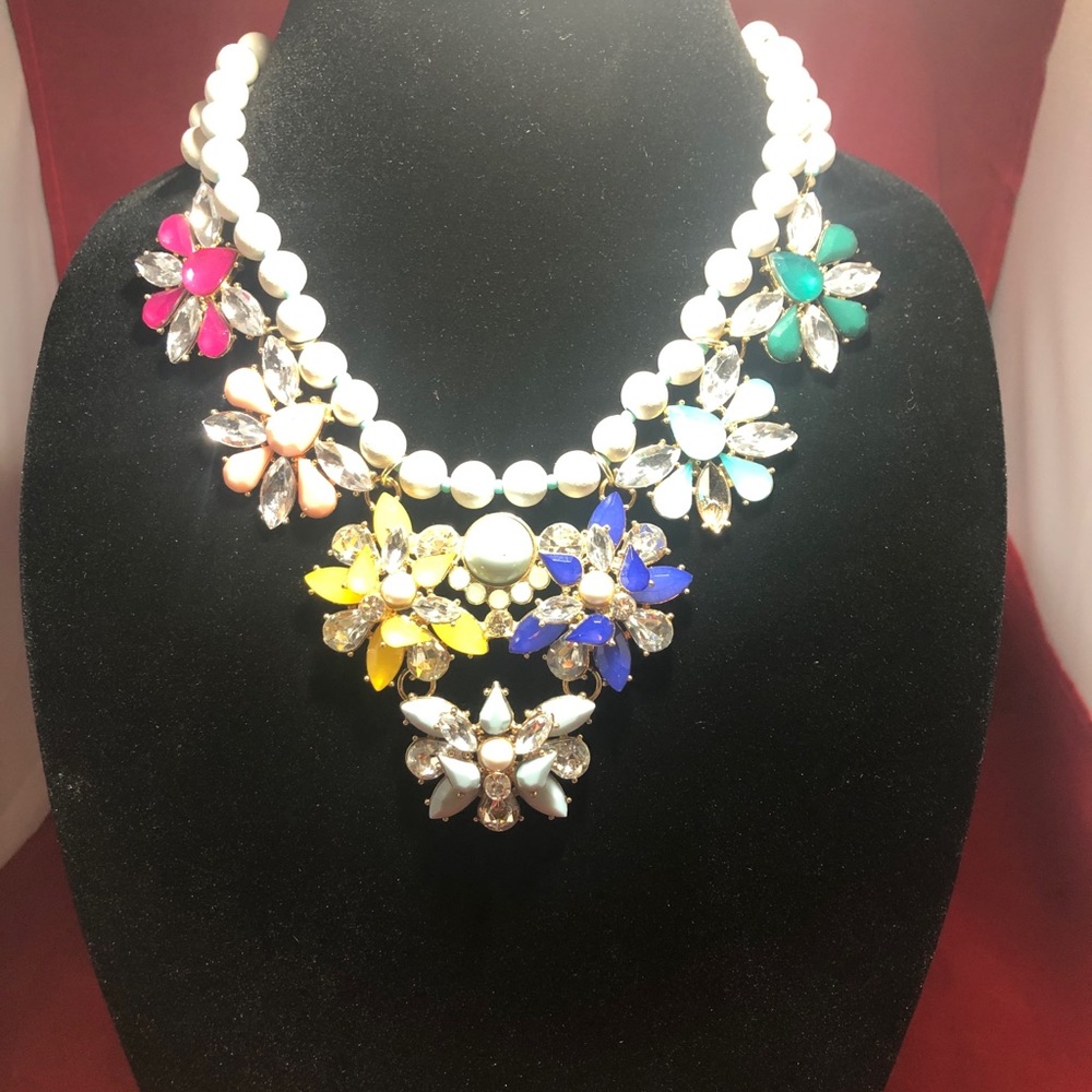 INC Rhinestone Necklace - Picture 2 of 6